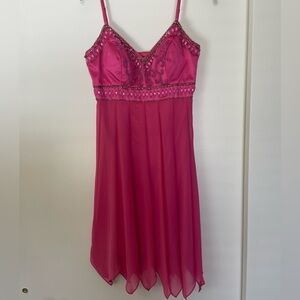 Sue Wong Fuchsia Dress